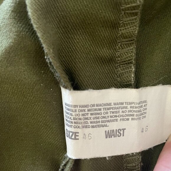 Vintage Boy Scouts Of America Shorts Men's 46 Green Official Uniform Pockets 80s - Picture 4 of 4